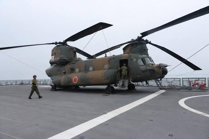 Jepang Kirim Tiga Helikopter Chinook ke Kalbar, Siap Dukung Water Bombing Karhutla